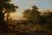 Ideal landscape painting with Christ and the disciples - Károly Markó — artwork view