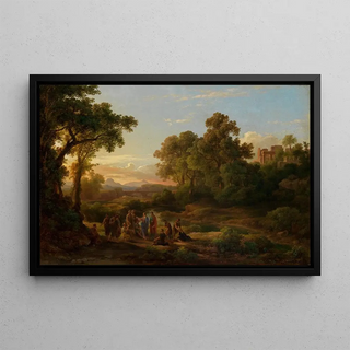 Kroly Mark - Ideallandschaft mit Christus und den Jngern.webp