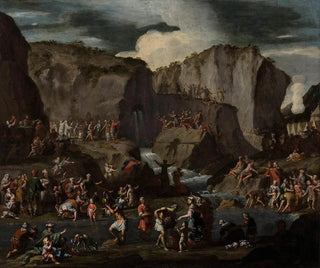 Krzysztof Lubieniecki - Moses bringing forth water from the rock.webp