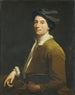 Portrait of a painter probably an autoportrait - Krzysztof Lubieniecki — artwork view