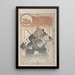 Actor dispersing beans Exorcism ceremony for the New Year - Kubo Shunman — framed artwork on a wall