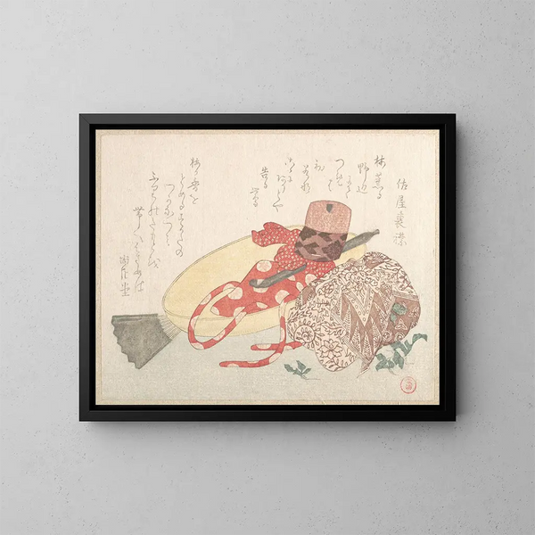 Tenue de pique-nique - Kubo Shunman — cuadro enmarcado en la pared