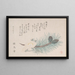 Pins et fleurs de cerisier - Kubo Shunman — framed artwork on a wall