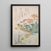 Alouettes et primevères - Kubo Shunman — framed artwork on a wall