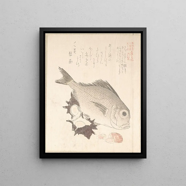 Kubo Shunman - Tai Fish and TopShells.webp