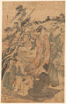 Mujeres en el viento - Kubo Shunman — vista de la obra