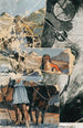 Untitled Collaged Postcard The Circling - Kurt Schwitters — artwork view