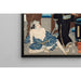 Reproduction of the painting Kusatsu Painting, Kanja Yoshitaka - Utagawa Kuniyoshi