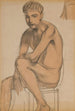 Boy Sitting - Kuzma Petrov-Vodkin — artwork view