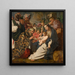 La Adoración de los Reyes Magos - Abraham Janssens — cuadro enmarcado en la pared