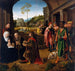 L'Adoración de los Reyes Magos - Taller de Gerard David — vista de la obra
