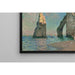 Reproduction of the painting of L'Aiguille et la falaise d'Aval by Claude Monet