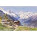 Reproducción del cuadro L'Alpe Barneuza (Valais) - Edward Theodore Compton