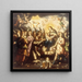 L'Apparition de la Vierge et de l'Enfant à Saint François - José Jurez — framed artwork on a wall