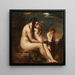 L'Aube de l'amour - William Etty — framed artwork on a wall