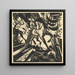 L'École d'équitation - Franz Marc — cuadro enmarcado en la pared