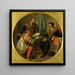 Emperor Charles V and King Francis I at Pavia 1525 - Karl von Blaas — framed artwork on a wall