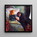 L'Enfant malade - Edvard Munch — cuadro enmarcado en la pared
