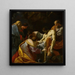 L'Enterrement - Simon Vouet — cuadro enmarcado en la pared