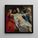 L'Entierro - Peter Paul Rubens — cuadro enmarcado en la pared