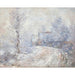 Reproducción del cuadro L'Entrée de Giverny sous la Neige - Claude Monet