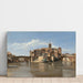 Reproducción del cuadro La isla y el puente San Bartolomeo, Roma - Jean-Baptiste-Camille Corot