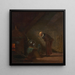 The Alchemist - Carl Spitzweg — framed artwork on a wall