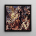 La apoteosis de Eneas - Jacob Jordaens — cuadro enmarcado en la pared