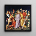 La detención de Cristo - Hans Holbein el Joven — cuadro enmarcado en la pared