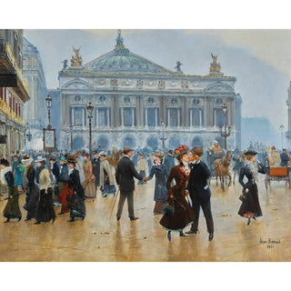 L’arrivée des Midinettes - Jean Béraud | Reproduction Tableau Décoration murale affiche copie