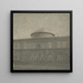 L'église du palais royal à Copenhague - Vilhelm Hammershøi — cuadro enmarcado en la pared