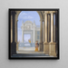 L'entrée d'un palais - Dirck Van Delen — cuadro enmarcado en la pared