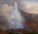 L'éruption du Grand Geyser en Islande en 1834 - Friedrich Theodore Kloss — vista de la obra