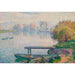 Reproduction of the painting The Saint-Pierre Pond, fisherman and boats - Henri Lebasque