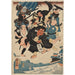 Reproduction of the painting L'étrange histoire d'Ukiyo Matahei - Utagawa Kuniyoshi