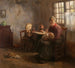 La hora del té - Cornelis Kraan — vista de la obra
