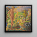 L'île enchantée - Ludwig von Hofmann — cuadro enmarcado en la pared