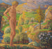 L'île enchantée - Ludwig von Hofmann — vista de la obra