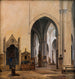 L'intérieur de S. Maria sopra Minerva à Rome - Constantin Hansen — vista de la obra