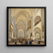 L interior of the Roskilde Cathedral - Ditlev Martens — framed artwork on a wall