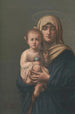 la Virgen María y Jesús sosteniendo el mundo - L. Coillagi — vista de la obra