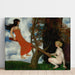 Reproduction of the painting La Balançoire - Franz von Stuck
