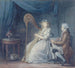 La Belle Harpiste - Jean-Baptiste Mallet — vista de la obra
