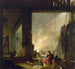 La Blanchisserie - Hubert Robert — artwork view