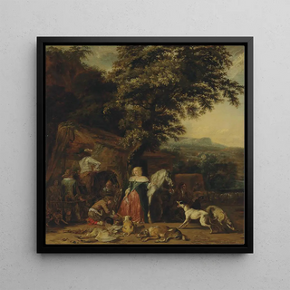 La Chasse - Abraham Hondius