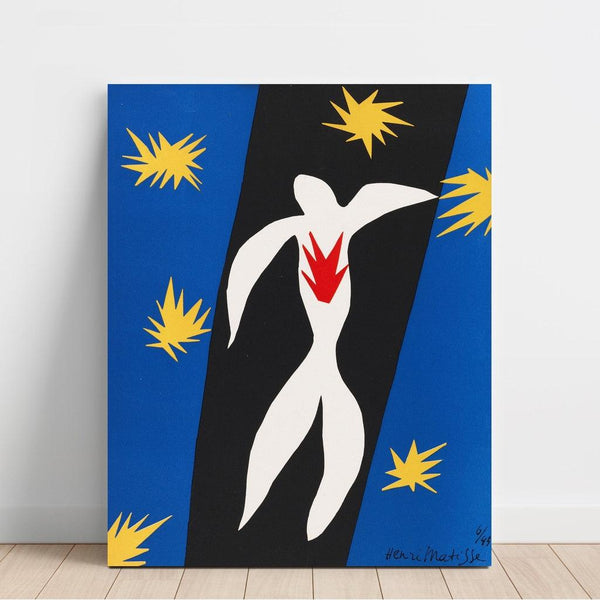 Reproduction of the painting La Chute d’Icare - Henri Matisse
