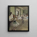 Reproduction of the painting La Classe de danse - Edgar Degas