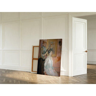 La Coiffure - Berthe Morisot | Reproduction Tableau Décoration murale affiche copie