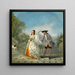 La Corte amorosa reticente - Henry Andrews — cuadro enmarcado en la pared