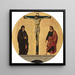 The Crucifixion - Francesco del Cossa — framed artwork on a wall